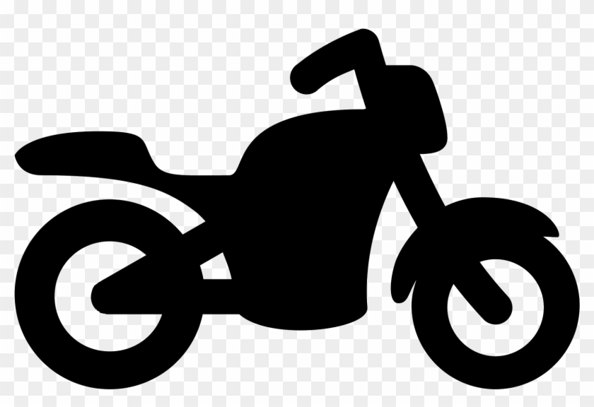 Motorcycle Clipart Icon - Motorcycle Icon Blue #1105161
