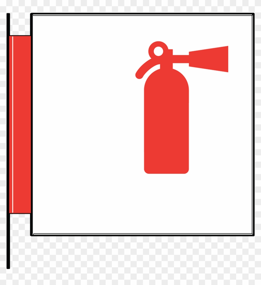 Fire Extinguisher Cabinet Id, Flag Mount - Fire Extinguisher Symbol #1105176