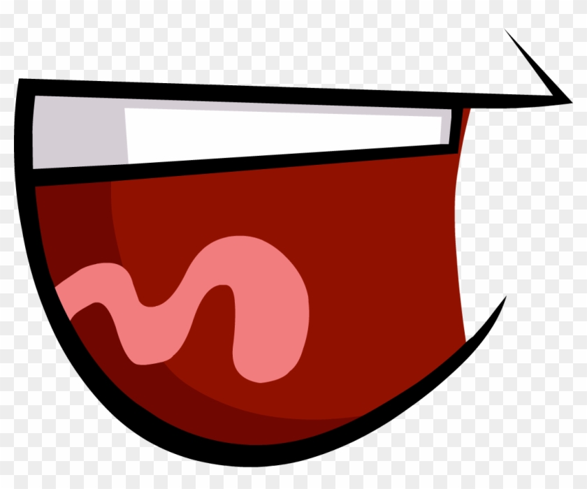 Mouth Tongue Clip Art - Bfdi O Mouth #1105237