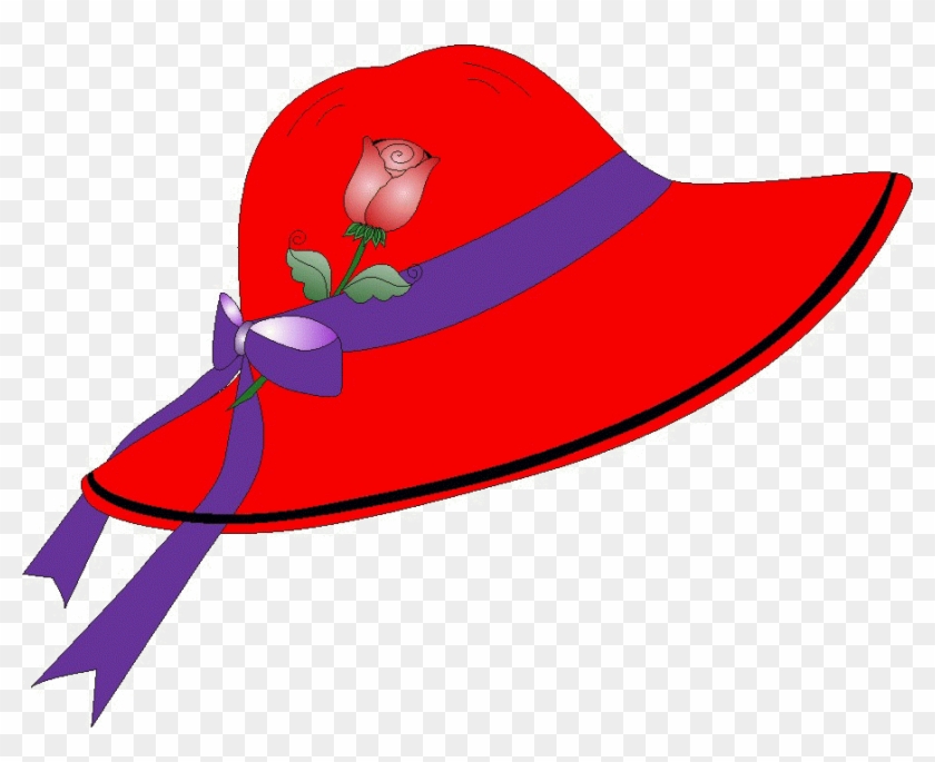 Cap Clipart Womens Hat - Red Hat Society Clip Art #1105310