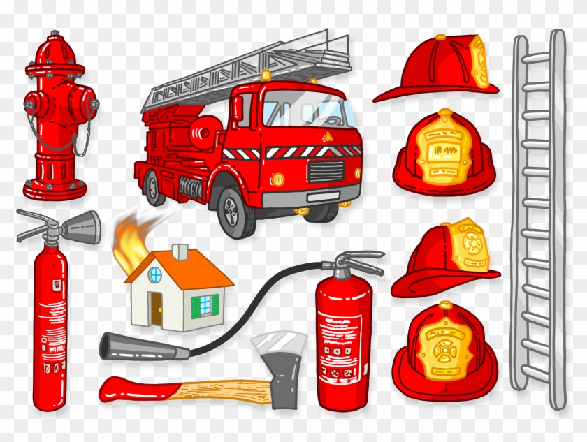 Firefighter Firefighting Fire Engine Siren Clip Art - Fire Truck Siren Clipart #1105420