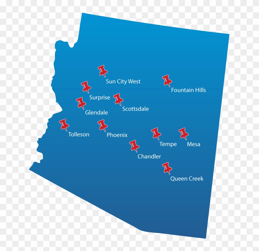Arizona-map - Water Damage #1105433