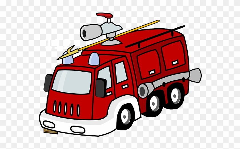 Fire Truck - Fire Station Clip Art #1105438