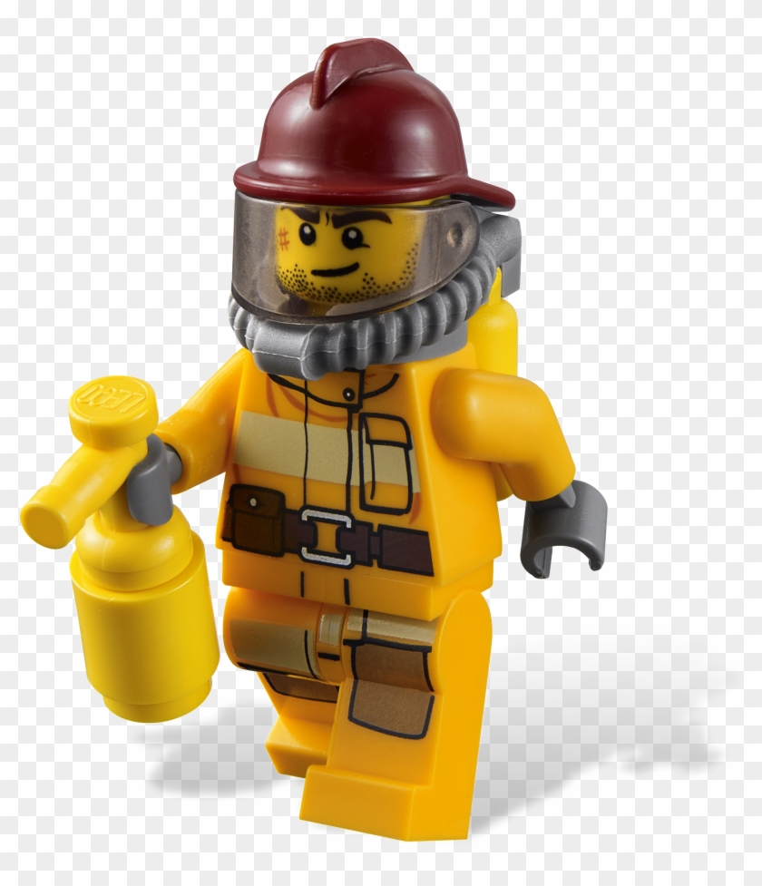 Lego City Lego Minifigure Firefighter All-terrain Vehicle - Lego 4427 Fire Atv #1105444