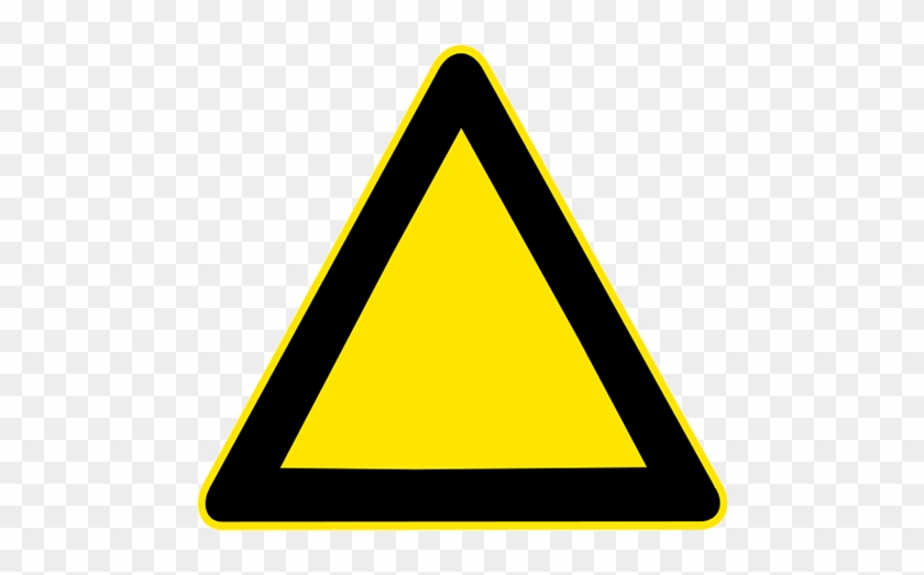 5 - Hazard Sign No Background #1105460