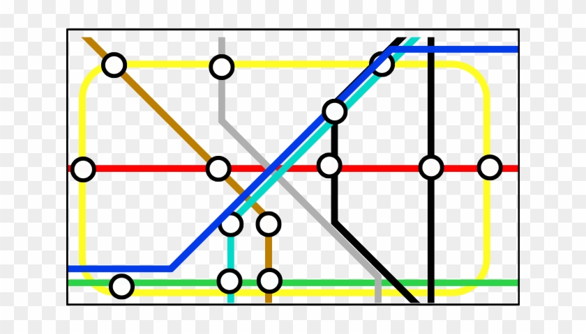 Google Maps Metro Icon Clipart - Tube Map Icon Png #1105470