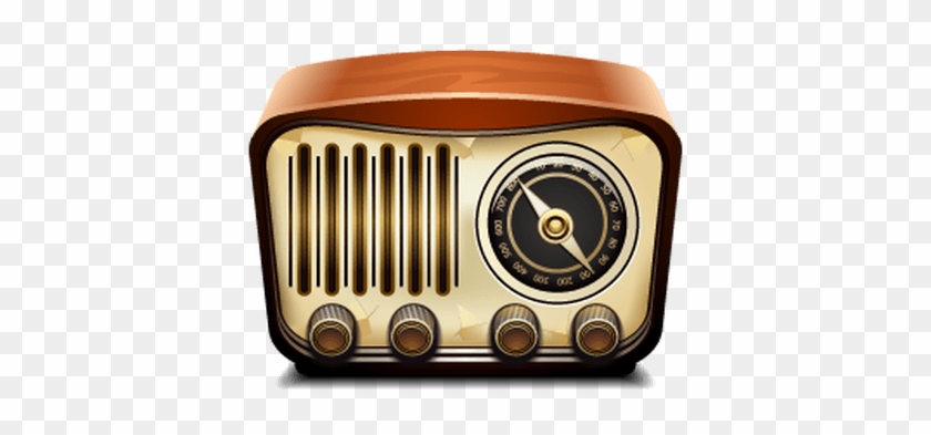 Radio Vintage Illustration - Radio Png #1105488