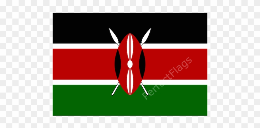 Kenya Flag - 3drose Flag Of Kenya - Kenyan Black Red Green With #1105518