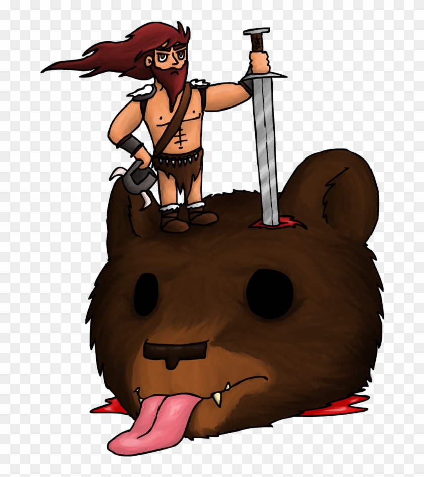 The Badass Midget Barbarian By Theghoulavenue - Cartoon #1105561