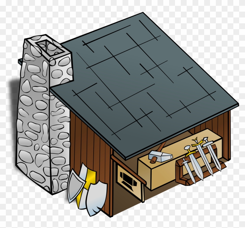 Wreck Clipart House - Blacksmith Clipart #1105671