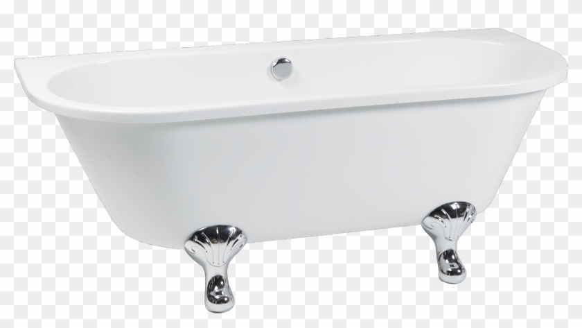 Classic Bathtub Png Image - Freestanding Bath Flush To Wall #1105674