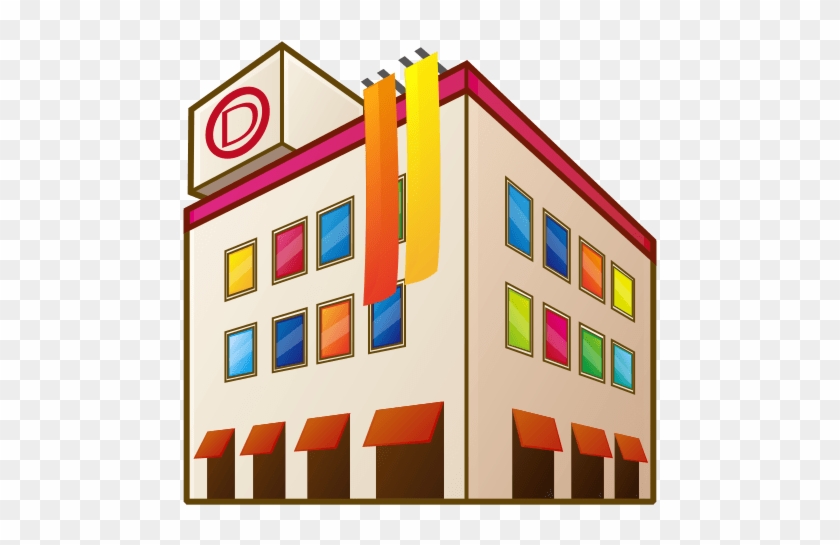 Department Store Clipart - Department Store Building Clipart #1105686