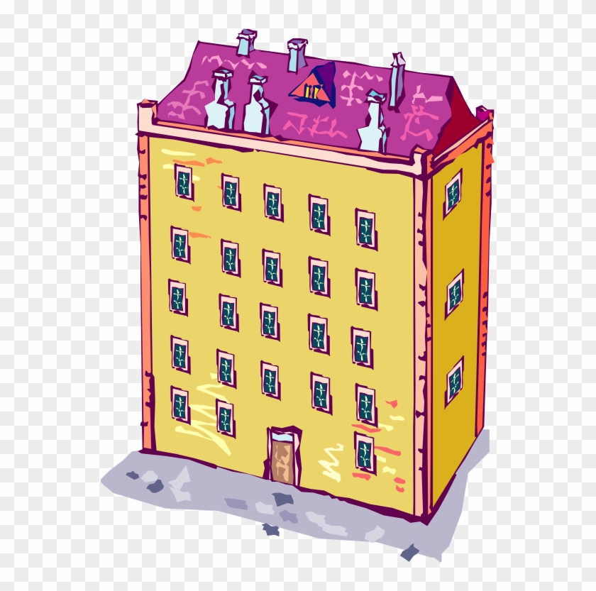 School Building Clipart Free Free Clipart Images 2 - Apartment Building Cartoon Png #1105723