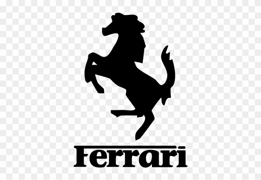 100 [ Ferrari Horse Outline ] - Logo De Ferrari Vectorizado #1105773