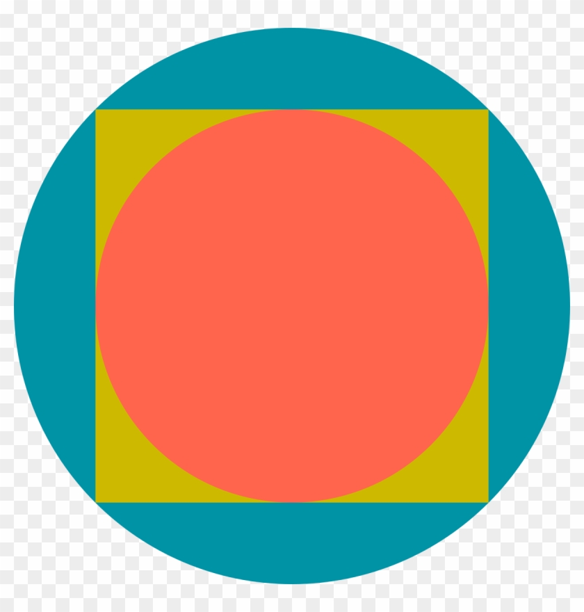 A Square Is Inscribed In A Circle And A Circle Is Inscribed - Circle #1105933