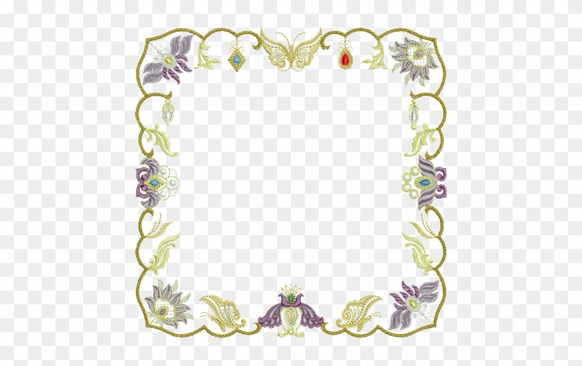 Sue Box Creations Download Embroidery Designs Border - Large Image Border Designs #1105937