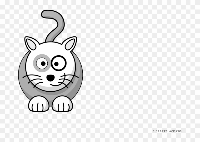 Cool Cat Animal Free Black White Clipart Images Clipartblack - Crazy Cat Lady In Training Magnet #1105990