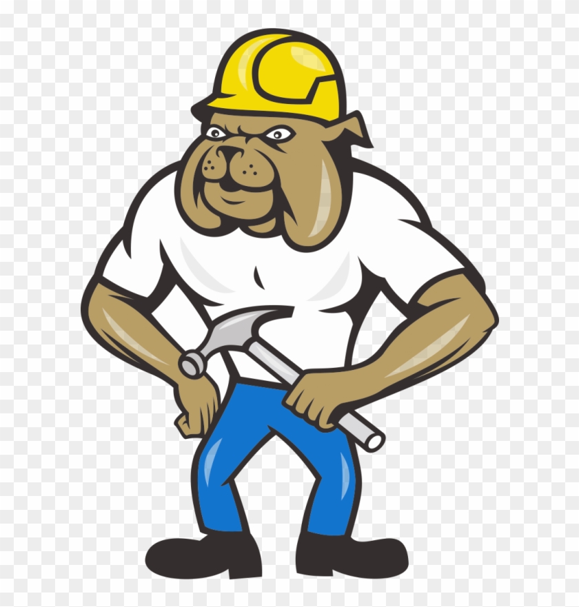 Bulldog Laborer Clip Art - Bulldog #1106091