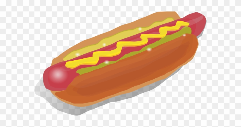 Free Hot Dog Sandwich Clip Art - Hot Dog Clip Art #1106100