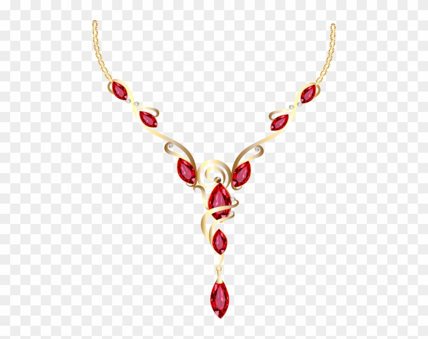 Free Png Gold Diamond Necklace Png Images Transparent - Necklace Png #1106105