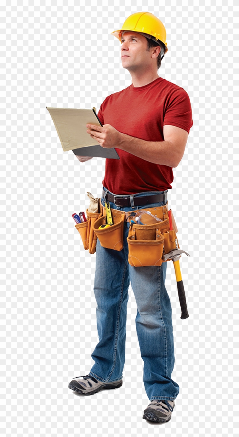 Construction Worker Laborer Advertising Stock Photography - Carpenter White Background #1106119