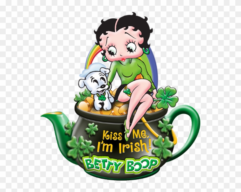 Betty Boop Saint Patrick's Day With Pudgy - Betty Boop St Patricks Day #1106132