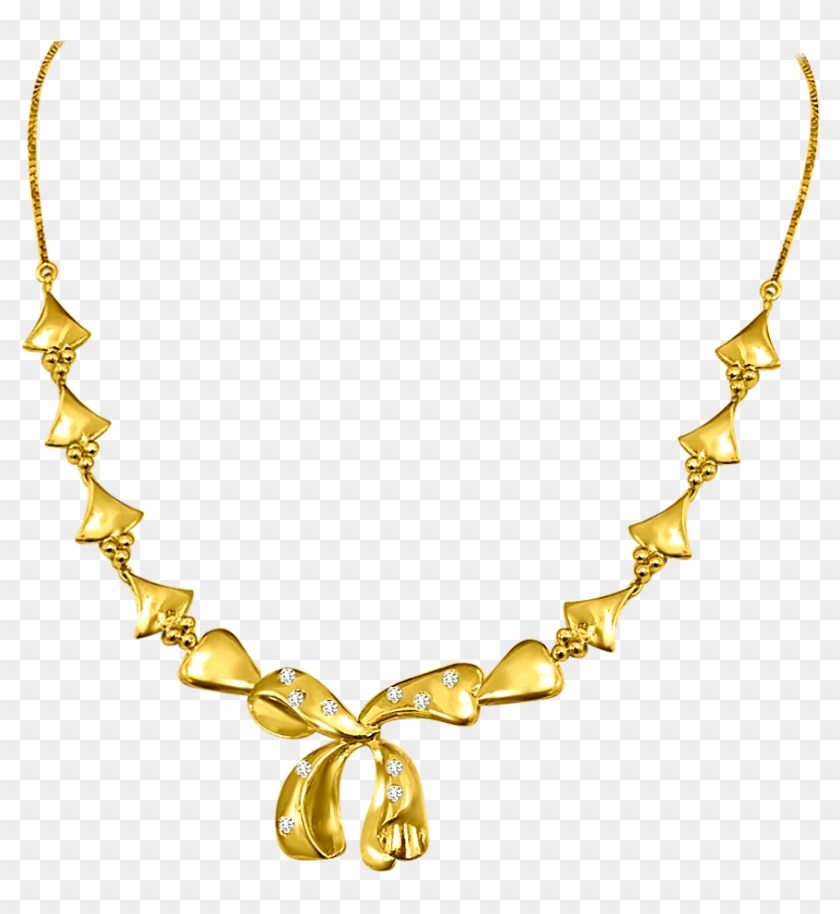 Royal Bouquet Necklaces - Diamond Necklace Under 60000 #1106171