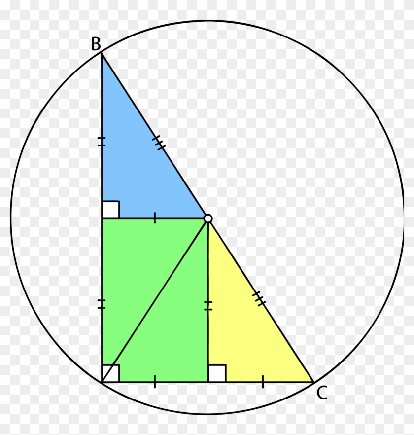 Right Triangle Mid Point Along Long Edge And Circumcenter - Circumcenter Of Right Triangle #1106274