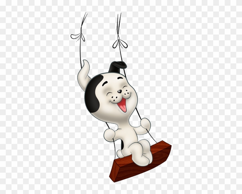 Dog On Swing Clipart #1106314