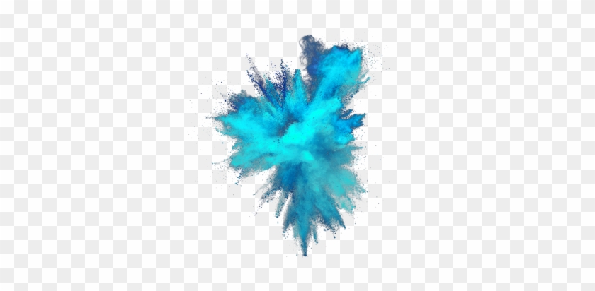 Download Holi Color Free Png Transparent Image And - Blue Smoke Transparent #1106471