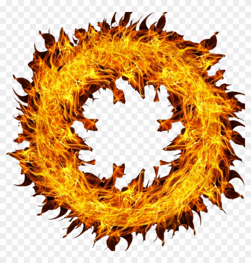 Circle Flames Png Www Imgkid Com The Image Kid Has - Wheel Of Fire Png #1106498