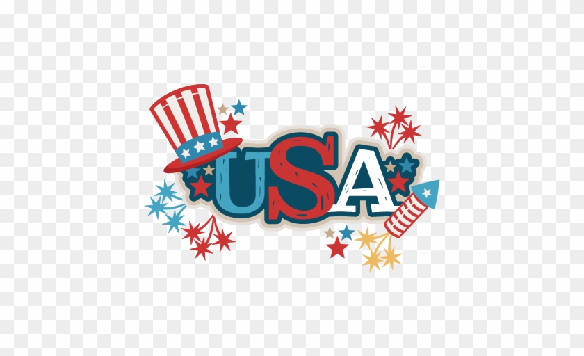 Usa Title Svg Scrapbook Cut File Cute Clipart Files - Design #1106523