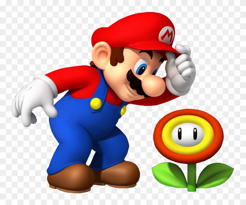 Mario With Fire Flower By Banjo2015 - New Super Mario Bros Wii #1106540