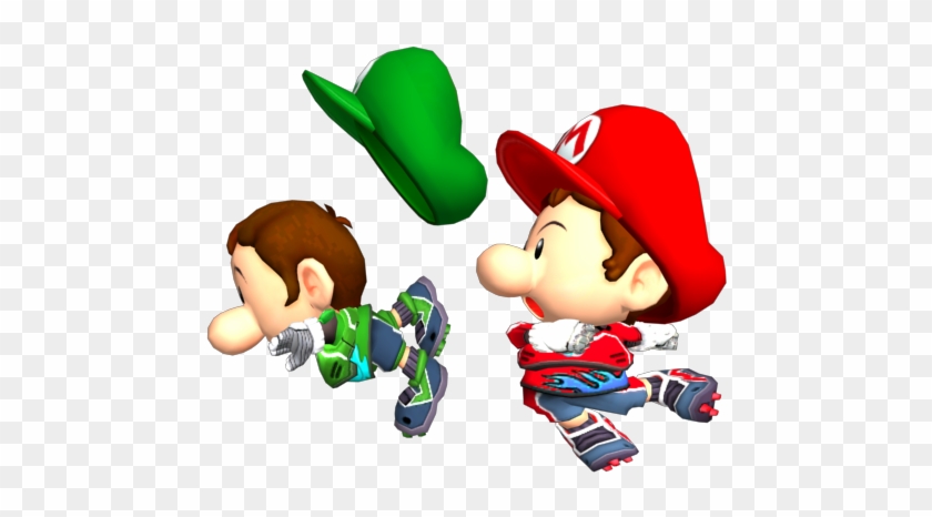 Baby Mario Tackles Baby Luigi By Babyluigionfire - Luigi #1106572