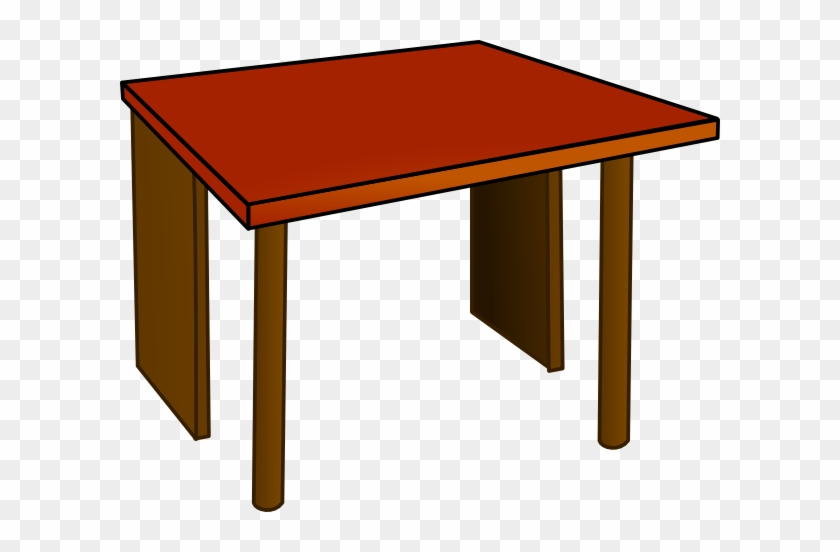 Table Top Wood Clip Art At Clker - Coffee Table #1106660
