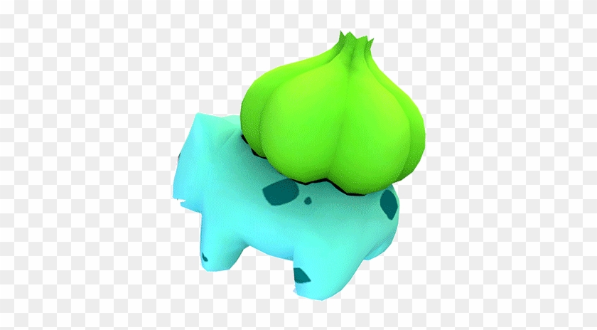 Bulbasaur, The Grass Type - Transparent Pokemon 3d Gif #1106721