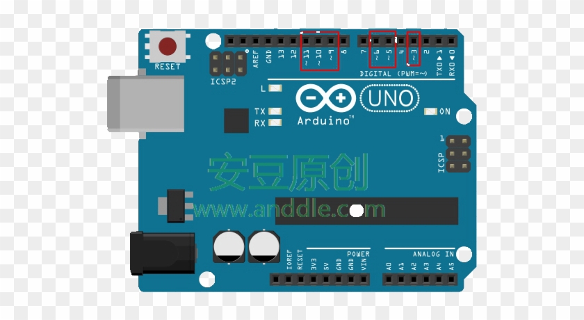 Led灯in连接到mega D2引脚；vcc接到mega 5v引脚；gnd接到mega Gnd引脚。 - Dht11 Interfacing With Arduino #1106800