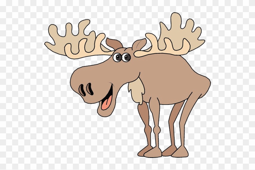 Moose Deer Drawing Clip Art - Moose Cartoon Png #1106864