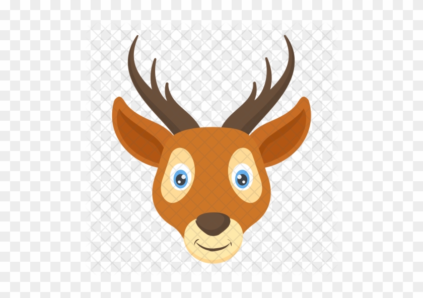 Reindeer Icon - Cartoon #1106883