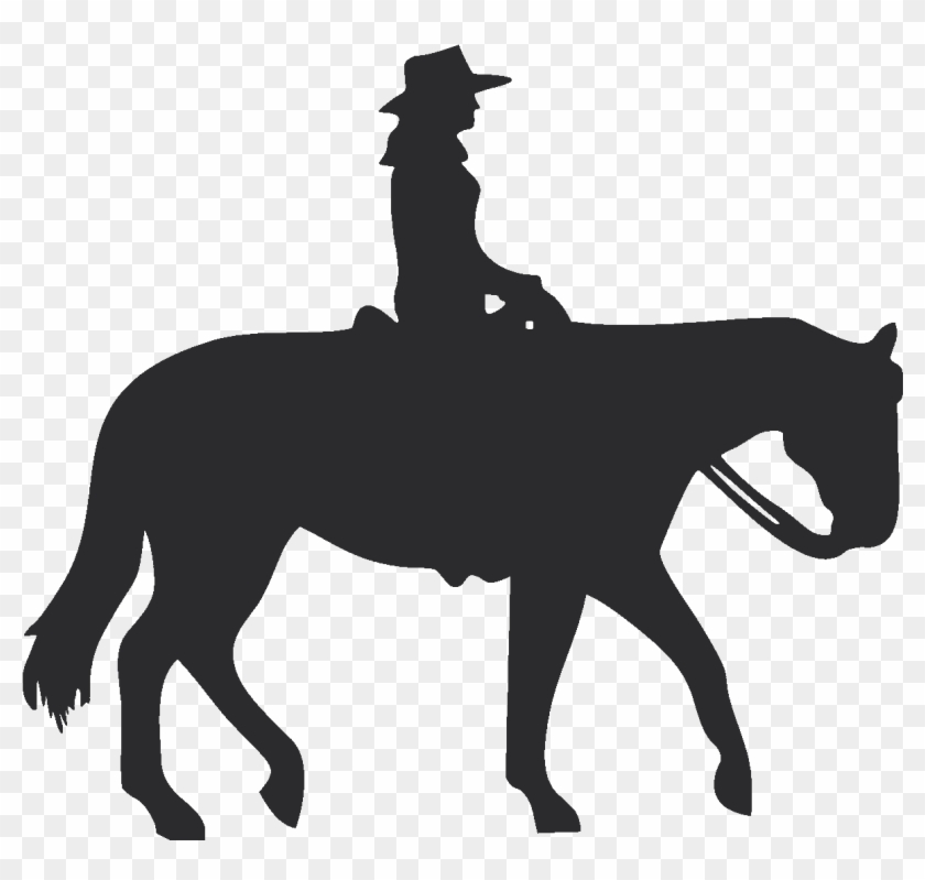 Cowboy On Horse Silhouette #1106886