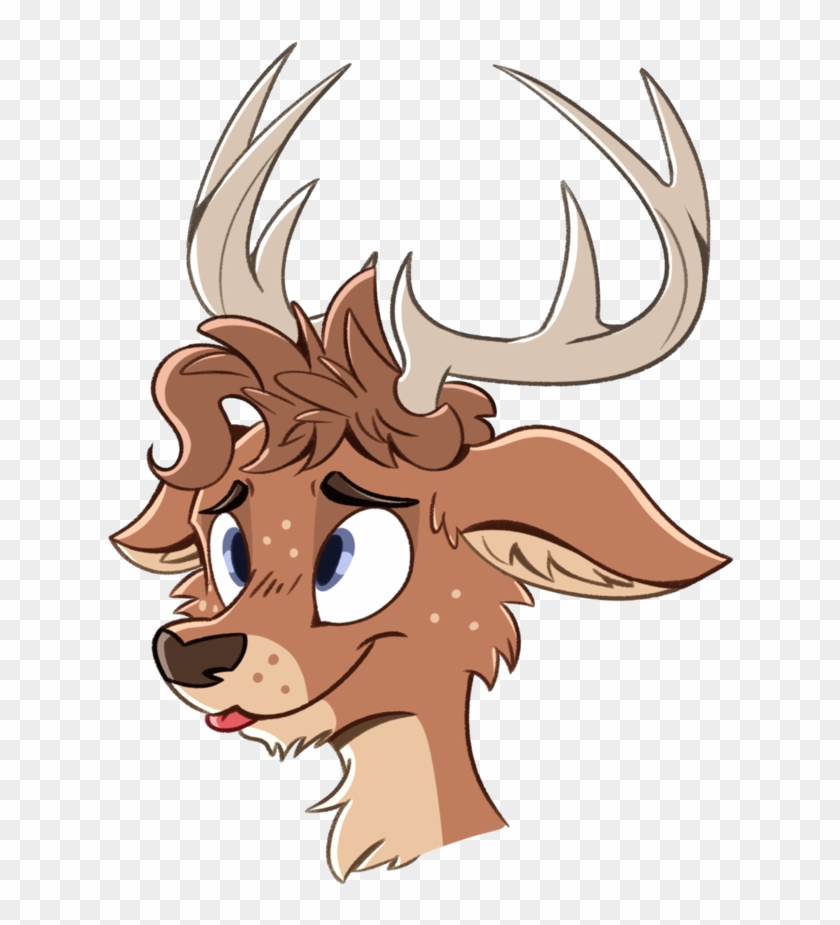 He Blep By Piemationsart - Furry Deer #1106889