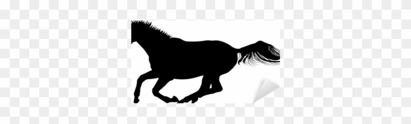 Galloping Horse Silhouette #1106923