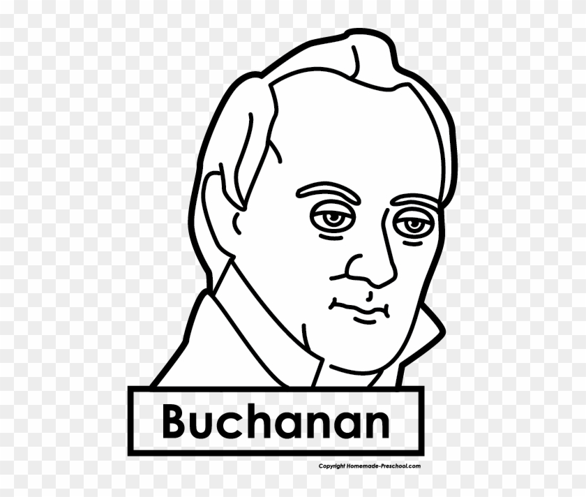 Click To Save Image - James Buchanan Easy Drawings #1106937