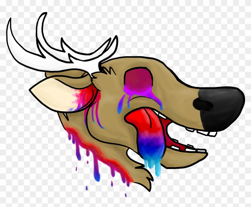 Deer Head - Cartoon #1106954