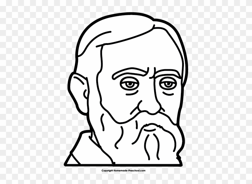 Click To Save Image - Draw Benjamin Harrison Step By Step #1106985
