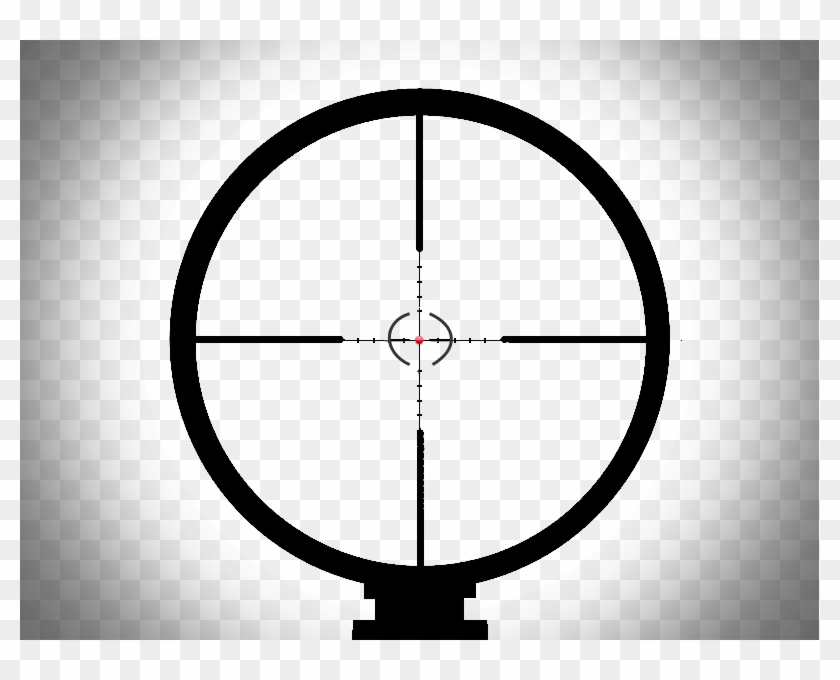 Scope View Sniper Rifle Clipart - Vector Graphics #1107168