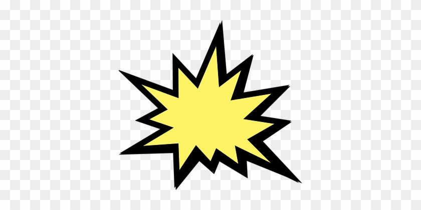 Explosion Battle Star Fire War Bomb Milita - Clip Art Explosion #1107268