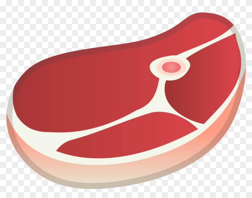 Cut Of Meat Icon - Meat Emoji Png #1107493