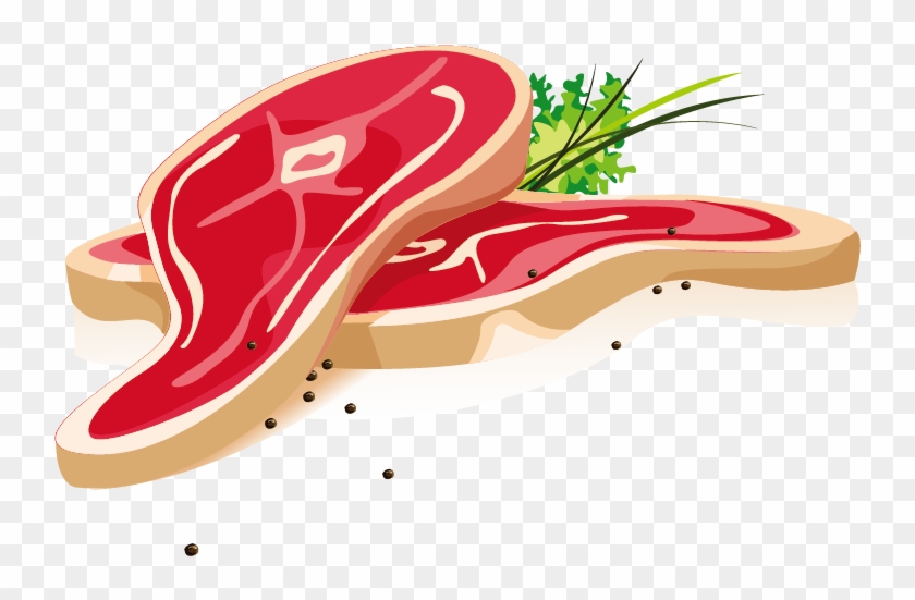 Ham Meat Beef - Meat Vector Png #1107531