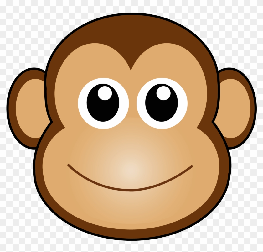 Animasi Kartun Monyet - Cartoon Monkey Face #1107545